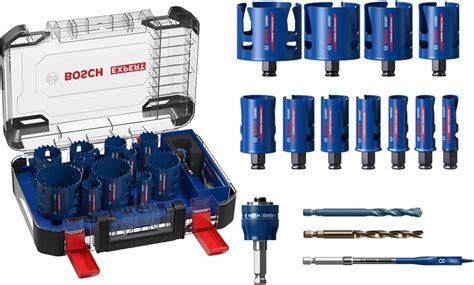 Bosch Professional Coffrets 14 de scies trépans Expert Tough Material