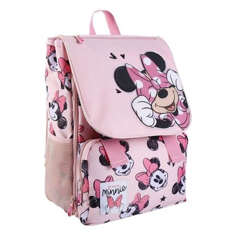 Cerd Mochila Escolar Grande Extensible Disney Minnie X X Cm