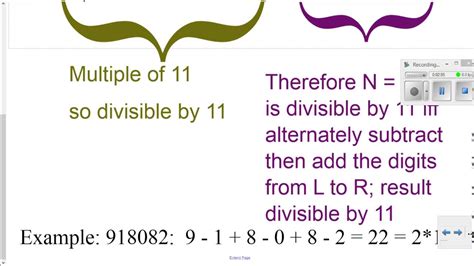 Proof Of Divisibility Rules And Youtube