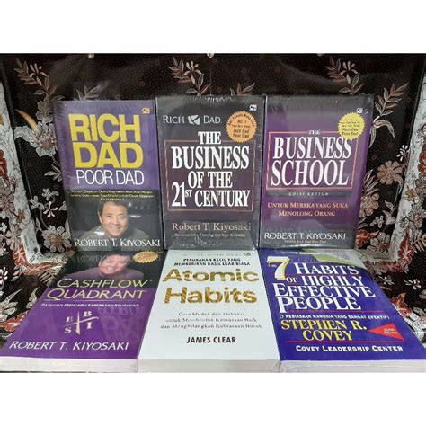 Jual Paket 6 Buku Rich Dad Poordad Business Of The 21 Century