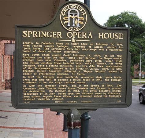 Springer Opera House - Georgia Historical Society