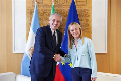 Alberto Fern Ndez Mantuvo Una Reuni N Bilateral Con Giorgia Meloni