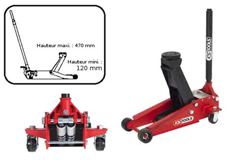 Kstools Cric Hydraulique Acier Formula Lift T Outil Maxi Pro