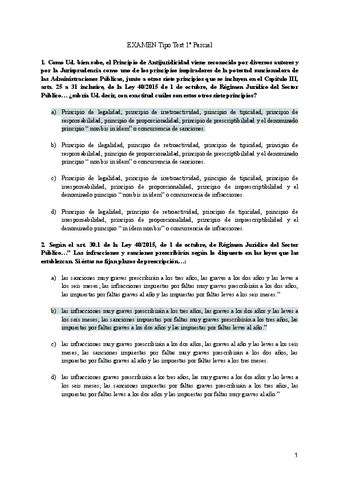 EXAMEN Tipo TEST 1 Parcial Pdf