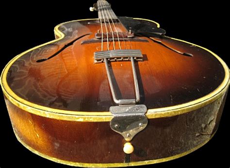 1938 Gretsch Model 35 Black Guitars