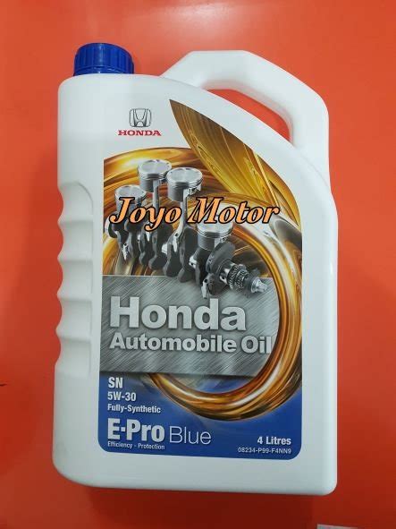 Jual OLI MESIN HONDA E PRO BLUE 5W 30 SN GF 5 KEMASAN 4 LITER Di Lapak