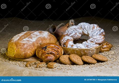 Assortment Of Baked Goods Stock Photo Image Of Closeup 24789780