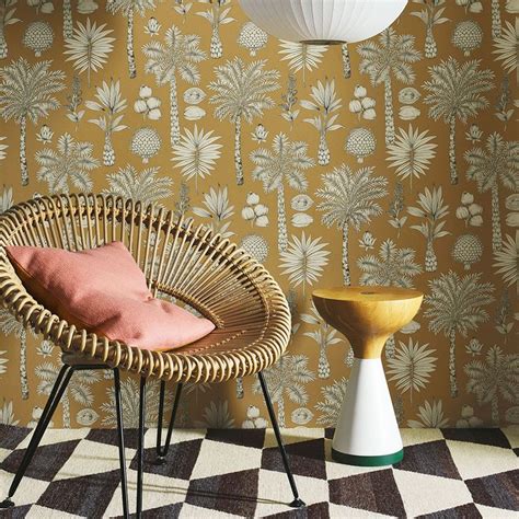 Cote D Azur By Manuel Canovas Copper Wallpaper Wallpaper Direct