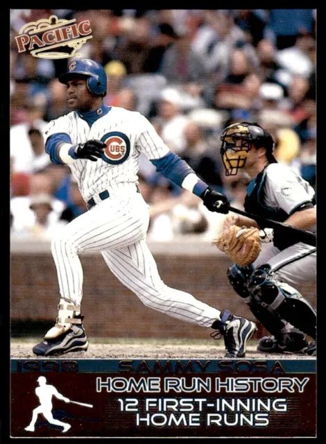 Pacific Home Run History Sammy Sosa Chicago Cubs Eur