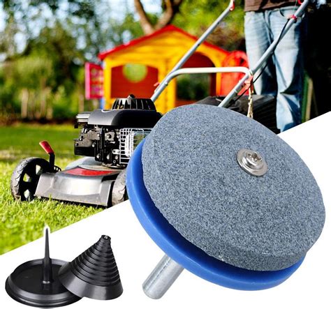 Hypeshops Mower Blade Balancer And Sharpener Set For Lawn Mower Tractor Garden Tools