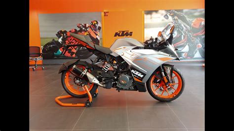 Ktm Rc 390 2020 Bs6 Metallic Silver Full Walkaround Youtube