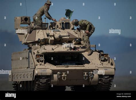 Preparing For Gunnery With The Units Bradley Fighting Vehicles