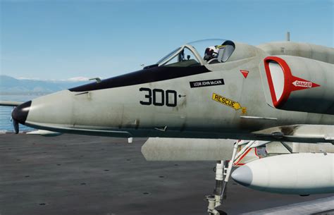 John McCain A 4E Skyhawk USN VA 163 V2 0