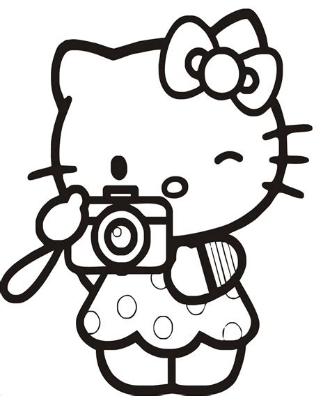 Hello Kitty Para Imprimir - JARDIM COLORIDO DA TIA SUH: Hello Kitty para pintar ou imprimir