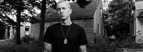 Eminem Black and White Facebook Cover Photo