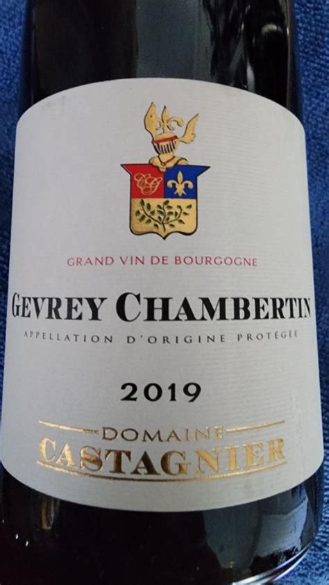 2020 Domaine Castagnier Gevrey Chambertin France Burgundy Côte de