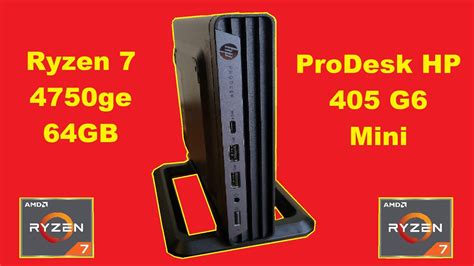 Dica Hp Prodesk 405 G6 Mini Upgrade Ryzen 7 Pro 4750ge 8 16 35w 64gb Ddr4 1 Tera Nvme