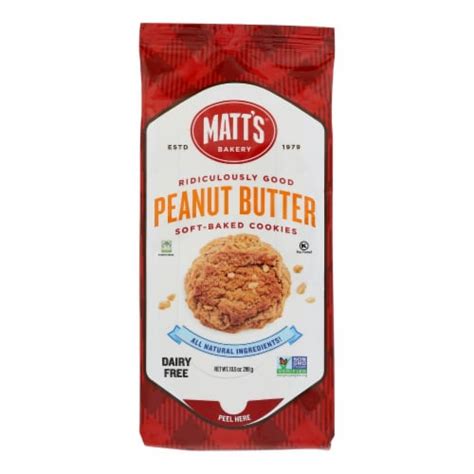 Matt S Bakery Peanut Butter Cookies 6 Pk 10 5 Oz Kroger