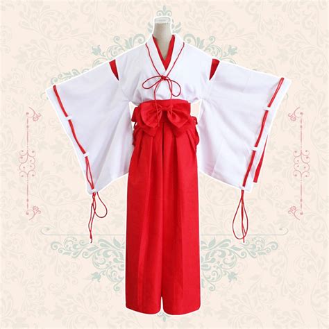 Jual COSTUME COSTUM BAJU COSPLAY INUYASHA KIKYO / YUKATA / MIKO ...