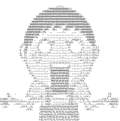 Animated ASCII art gallery 7