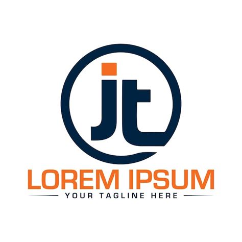 Premium Vector JT Letter Logo Design Unique And Professional Logo Design