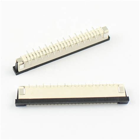 50 Pcs Per Lot FPC FFC 1mm Pitch 25 Pin Drawer Type SMT SMD Ribbon Flat