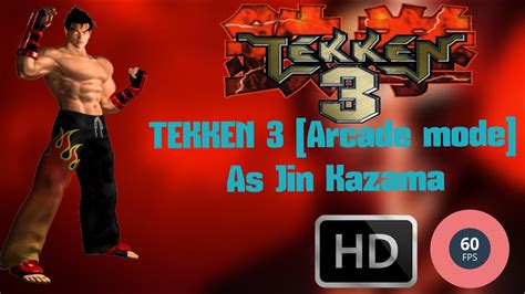 Tekken Jin Kazama Namco System Arcade Playthrough Fps