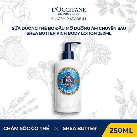 S A D Ng M B U M L Occitane Shea Butter Rich Body Lotion Ml