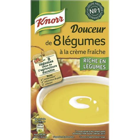 Knorr Douceur de 8 Légumes à la Crème Fraîche 1L MEGASTOREXPRESS