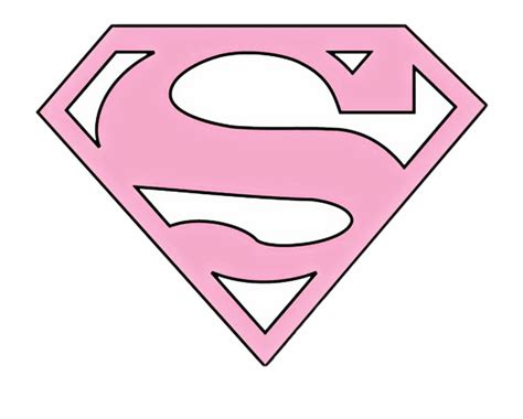 Supergirl Logo Outline