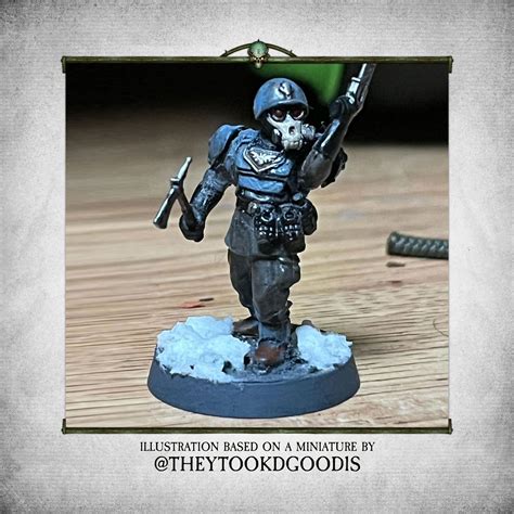 Orniris Terensi Sergeant Lucky Yuri Astra Militarum Warhammer