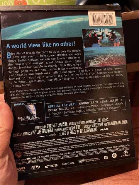 Blue Planet Imax Dvd Very Good 794051801821 Ebay