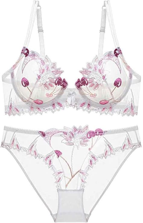 bunal women   lace mesh push  bra transparent sheer bra