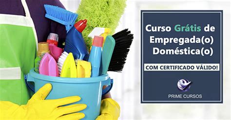 Curso De Empregada Doméstica Básico Online Grátis Prime Cursos