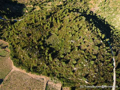 Methana Volcano, Greece: Aerial Photos of the Lava Domes - Aerial View ...