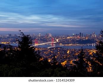 Istanbul Bosphorus Sunset Stock Photo (Edit Now) 1314523832