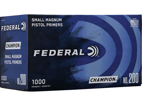 Federal Small Pistol Mag Primers 200 Case Of 5000 5 Boxes Of 1000