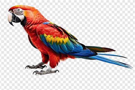 Papagaio Guacamayo Png Aislado Sobre Un Fondo Transparente PSD