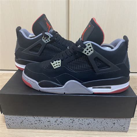 Us9 5 26 5cm Nike Air Jordan4 Retro Bred 2012年 復刻 ナイキ エアジョーダン4 Iv Black