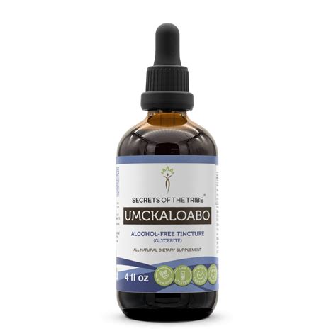 Umckaloabo Tincture Alcohol Free Extract 4 Fl Oz Wildcrafted