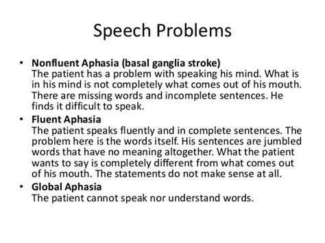 Basal ganglia stroke