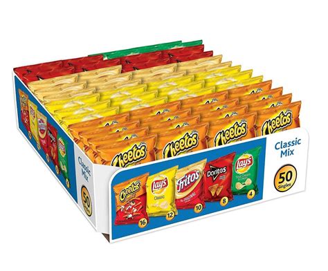 Buy Frito Lay Classic Mix Chips And Snacks Variety Pack 50 Ct Online