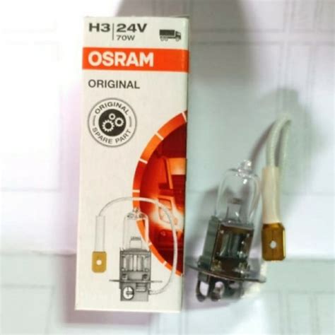 Jual BOHLAM HALOGEN OSRAM H3 24V 70W ORIGINAL Di Lapak