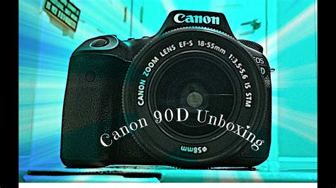 Canon 90d Video Unboxing 4k Eos First Person View Kit Set Unbox With Me