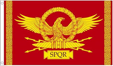 Nationalflagge 90 x 150 cm SPQR Römisches Reich Senat und Volk von Rom