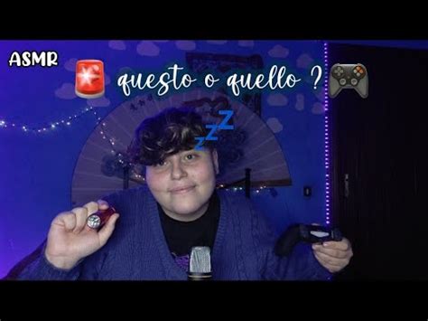 ASMR Questo O Quello Quale Trigger Preferisci Enrico ASMR YouTube