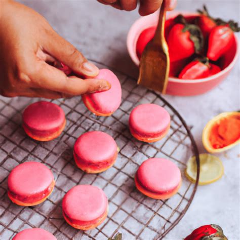 Receta F Cil De Macarons De Lim N Y Fresa Con Ganache De Fresa