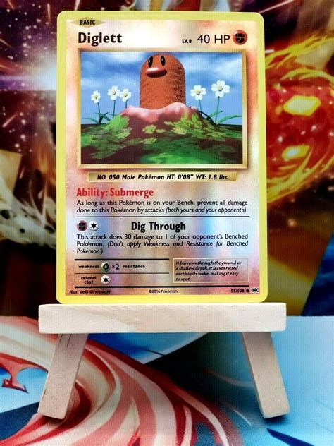 Diglett 55 108 Reverse Holo XY Evolutions Mint NM Pokemon TCG EBay