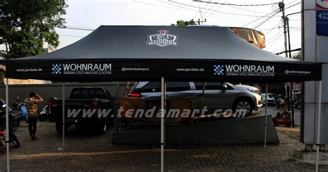 Tenda Lipat Hexa Aluminium 3mx6m Wohnraum Tenda Lipat Aluminium