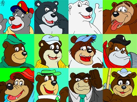 Cartoon Bears by TAKAhershey on DeviantArt